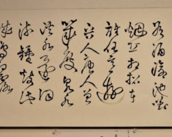 横田恵豊 草書七律五首より 横田恵豊 草書七律五首より